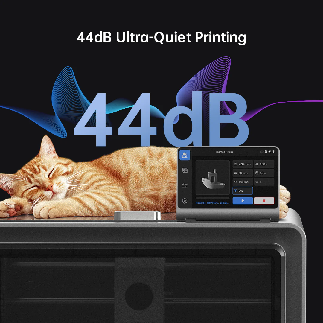 Anycubic Kobra S1 Combo 3D Printer, 4 Stunning Multicolor, Intelligent Drying While Printing, Built-in Camera, 600mm/s High Speed and 320℃ Hotend Free-Clog Extruder - Image 7